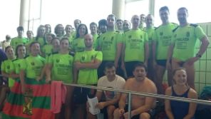 Nadadores master en La Albericia